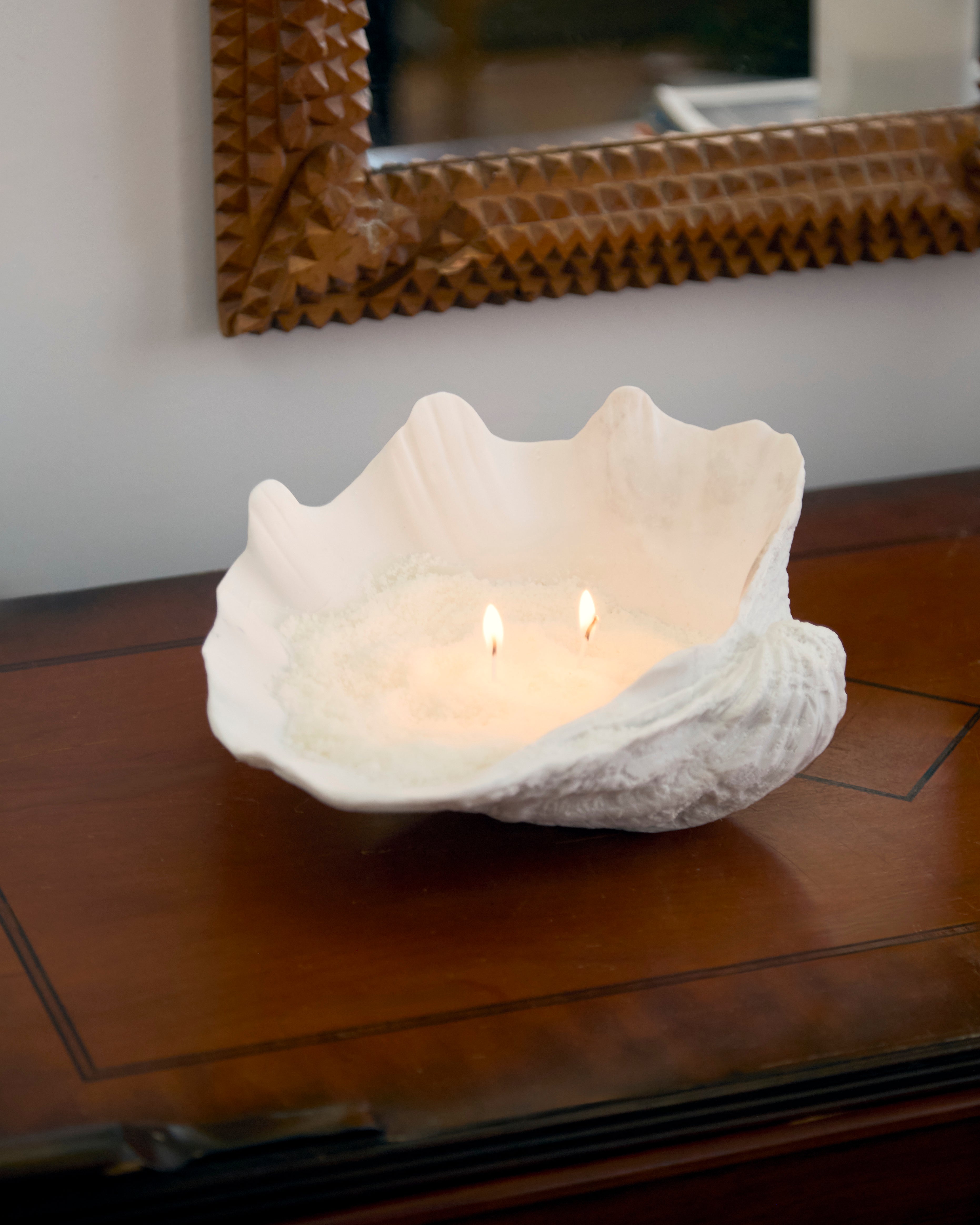 Seashell Sand Wax Candle Set