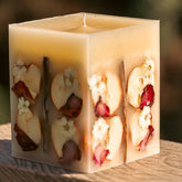 Large Spiced Apple Cider Botanical Candle Refillery Haus
