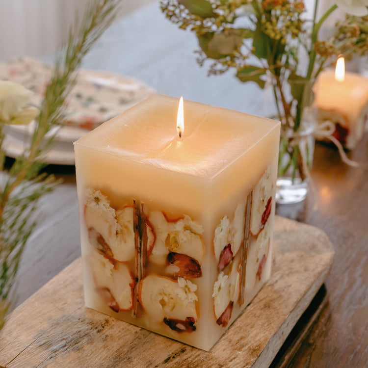 Large Spiced Apple Cider Botanical Candle Refillery Haus