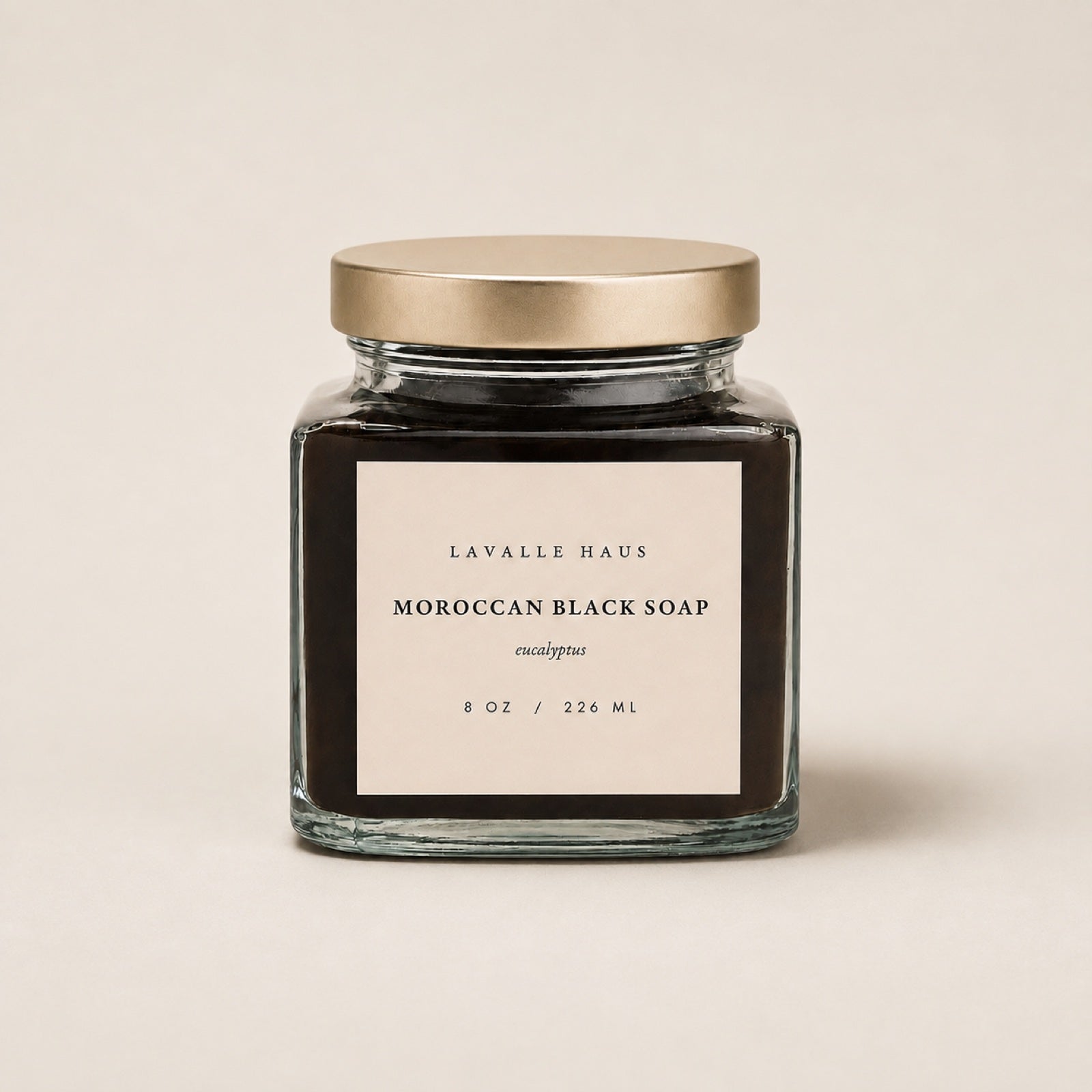 Lavalle Haus Moroccan Black Soap in eucalyptus