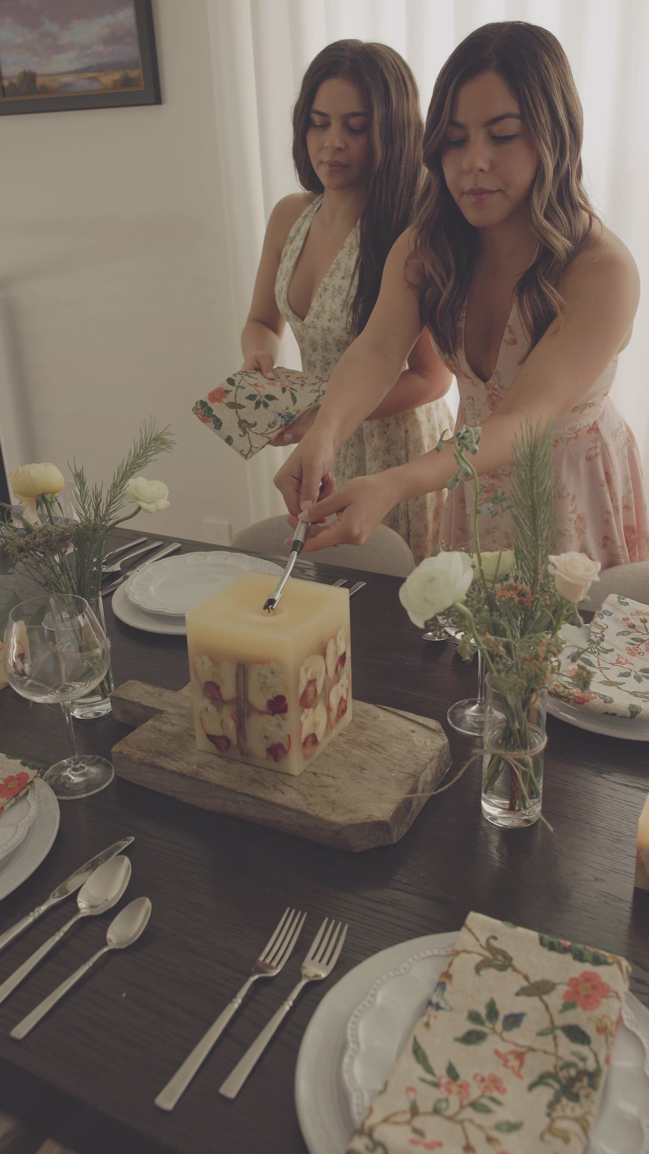 Mini Spiced Apple Cider Botanical Candle