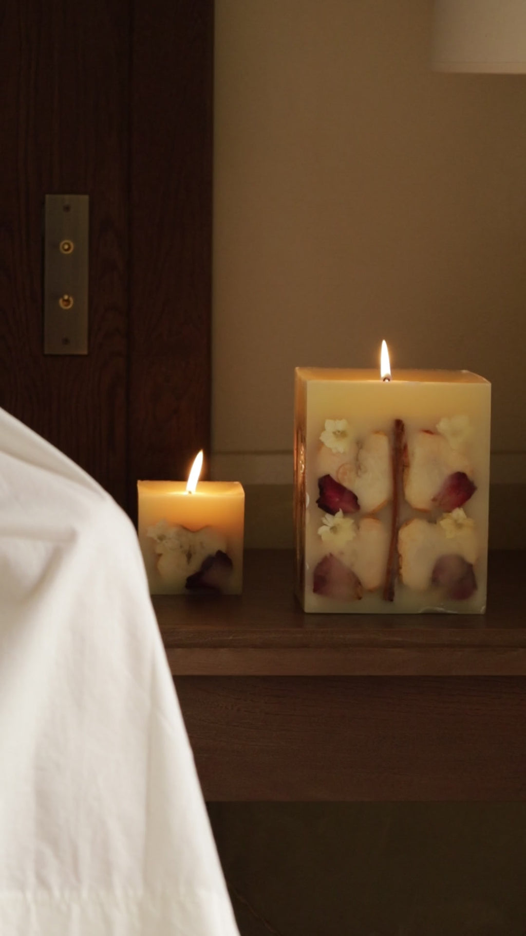 Large Spiced Apple Cider Botanical Candle