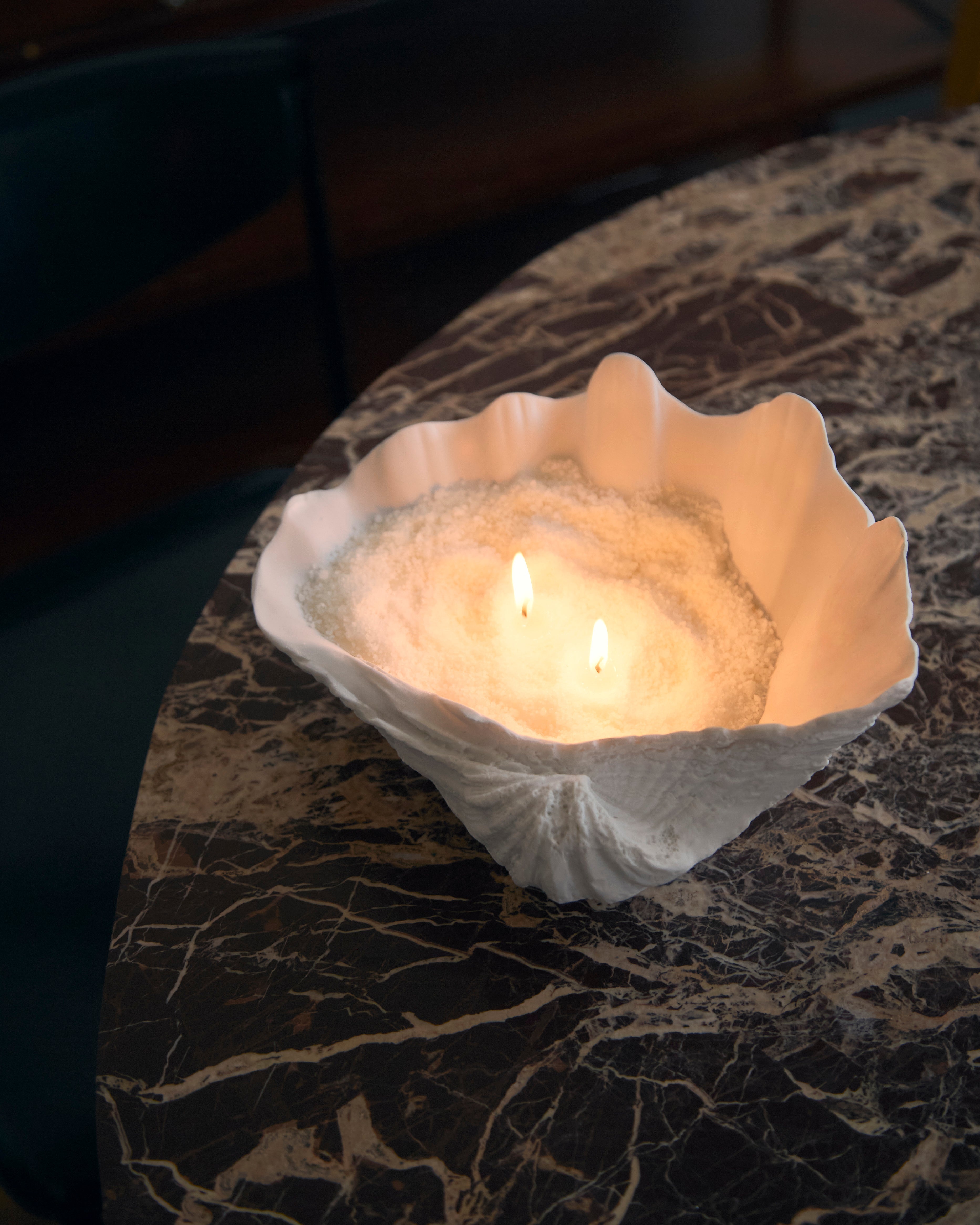 Seashell Sand Wax Candle Set