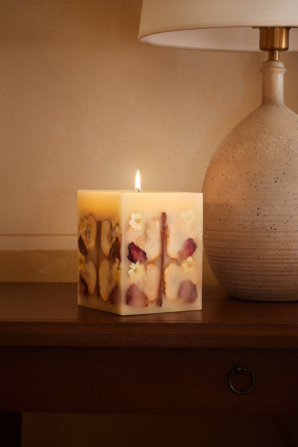 Large Spiced Apple Cider Botanical Candle Refillery Haus
