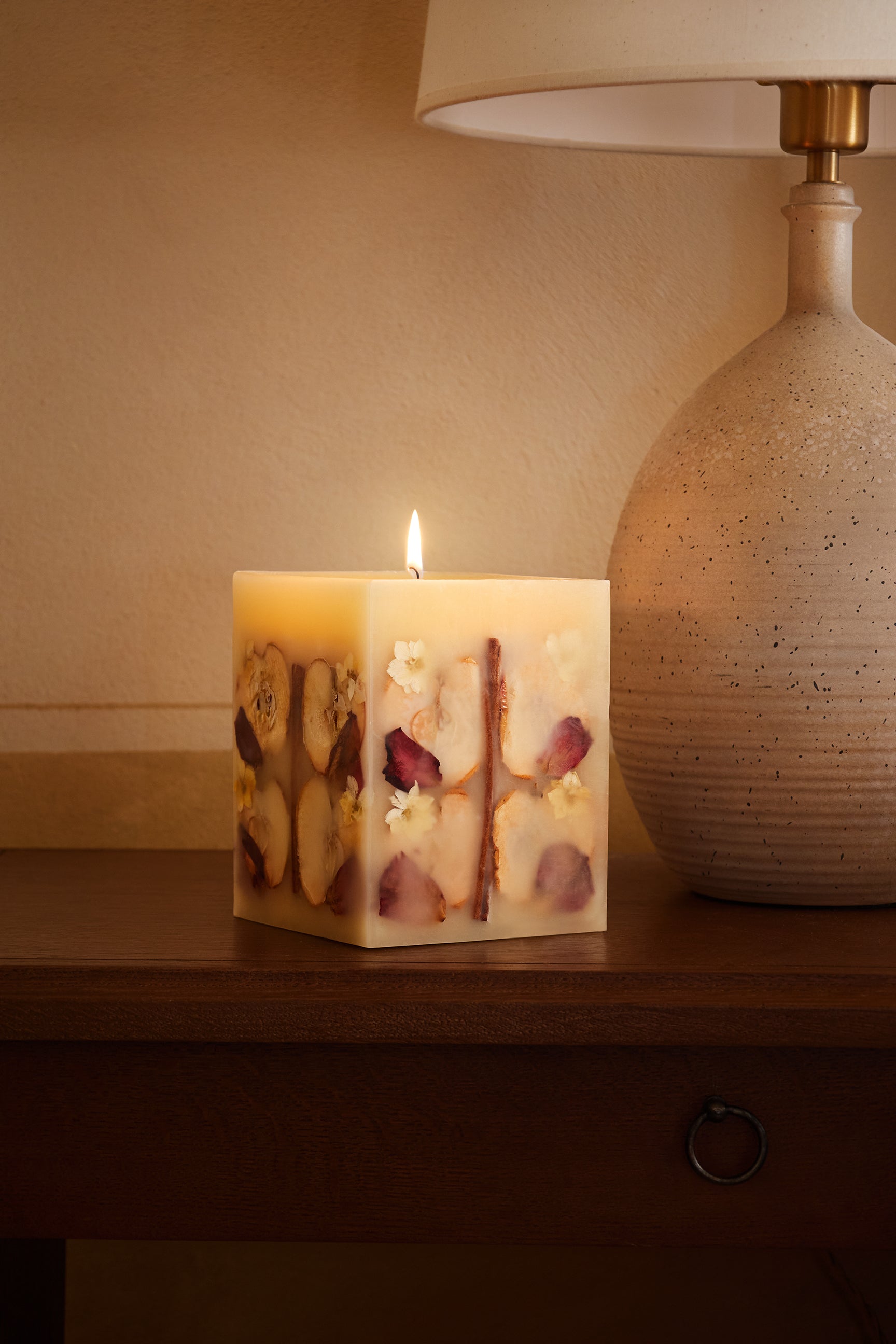 Large Spiced Apple Cider Botanical Candle Refillery Haus
